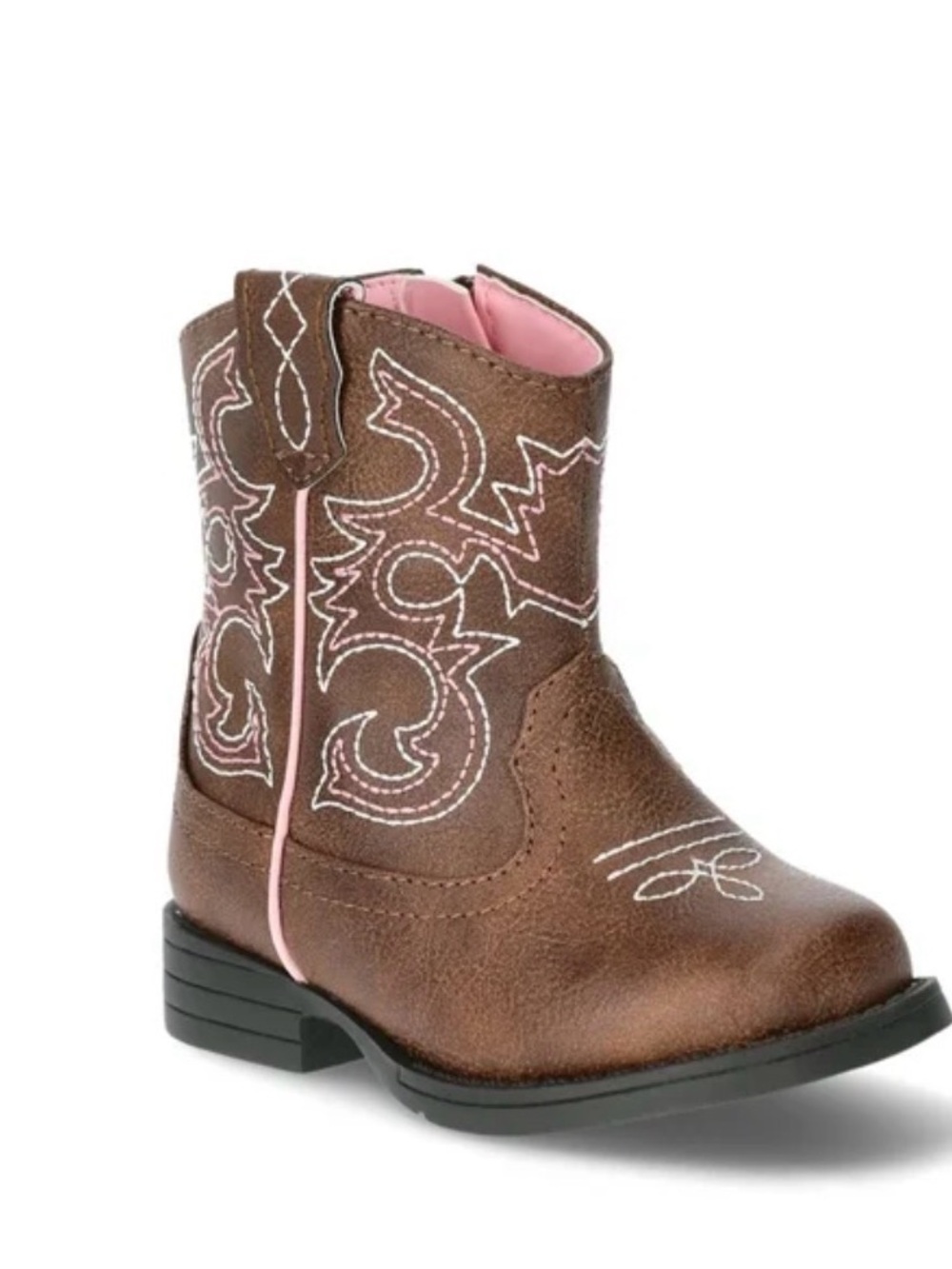 NWT Baby Girls Faux Leather Western Boots Size 6